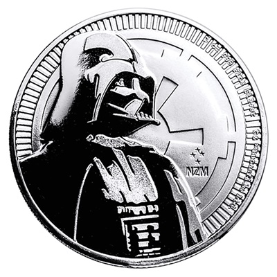 2017 1oz Silver Coin - Star Wars™ - DARTH VADER - Click Image to Close